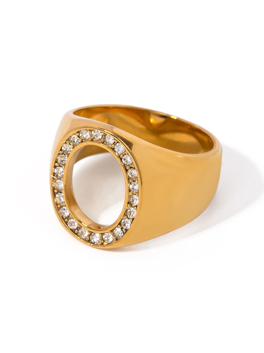 Anillo Hueco Ovalado
